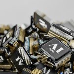 A pile of electronic components sitting on top of each other