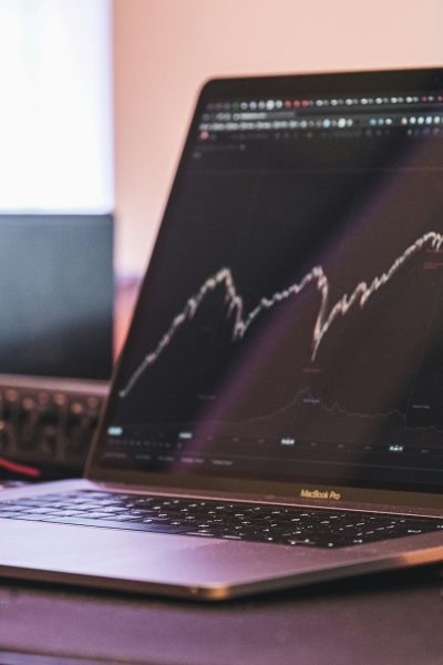 black and silver laptop computer