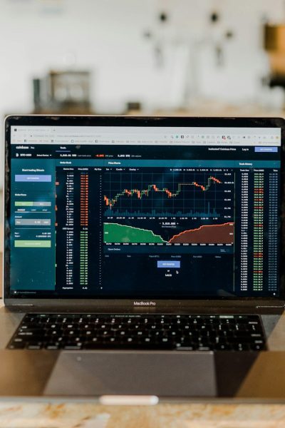 turned-on MacBook Pro