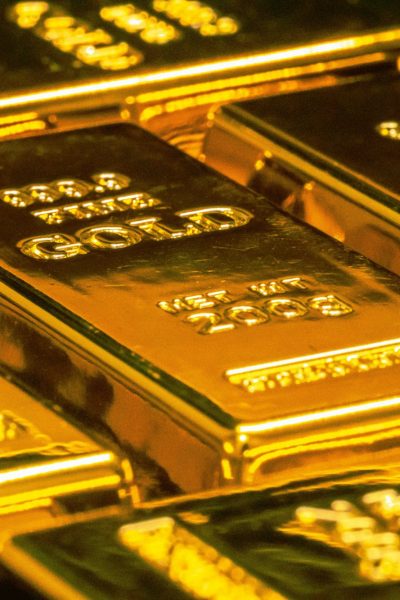 stacked gold bullion bars